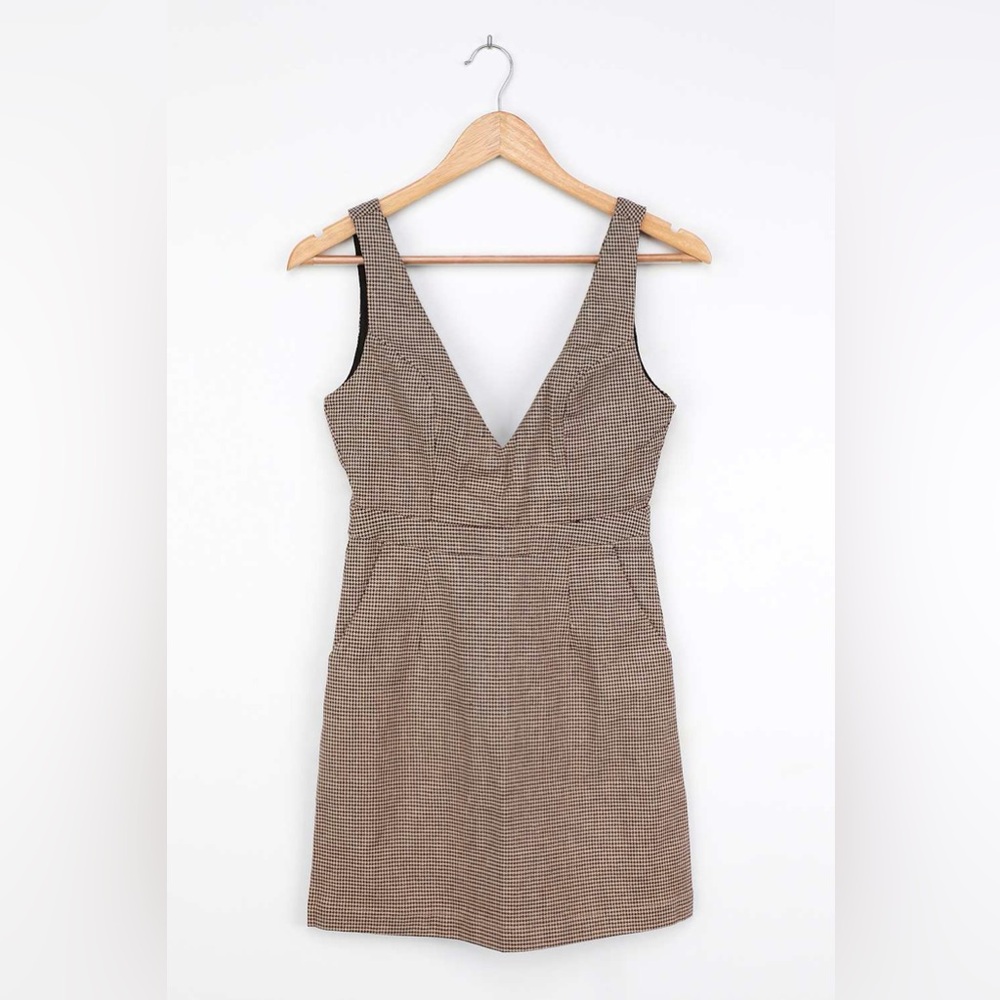 Lulu's Houndstooth Sheath Mini Dress - Picture 5 of 8